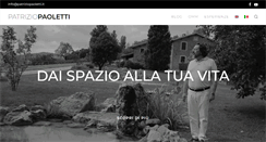 Desktop Screenshot of patriziopaoletti.it
